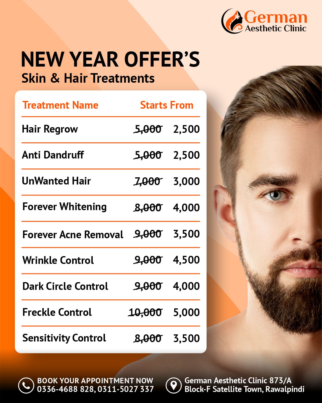 Skin and Hair Treatments New Year Offers